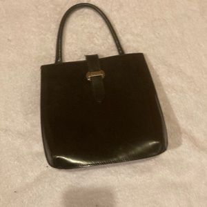 Black Leather Giorgio of Beverly Hills Bag